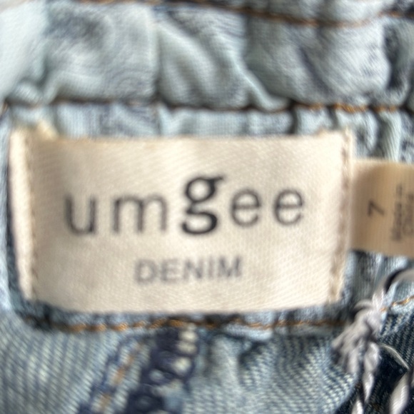 NWT Umgee Paperbag Wide Leg Denim Jeans - Picture 10 of 12